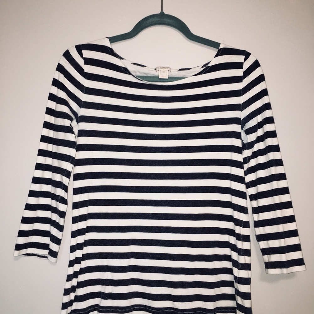 J. Crew Striped Blouse